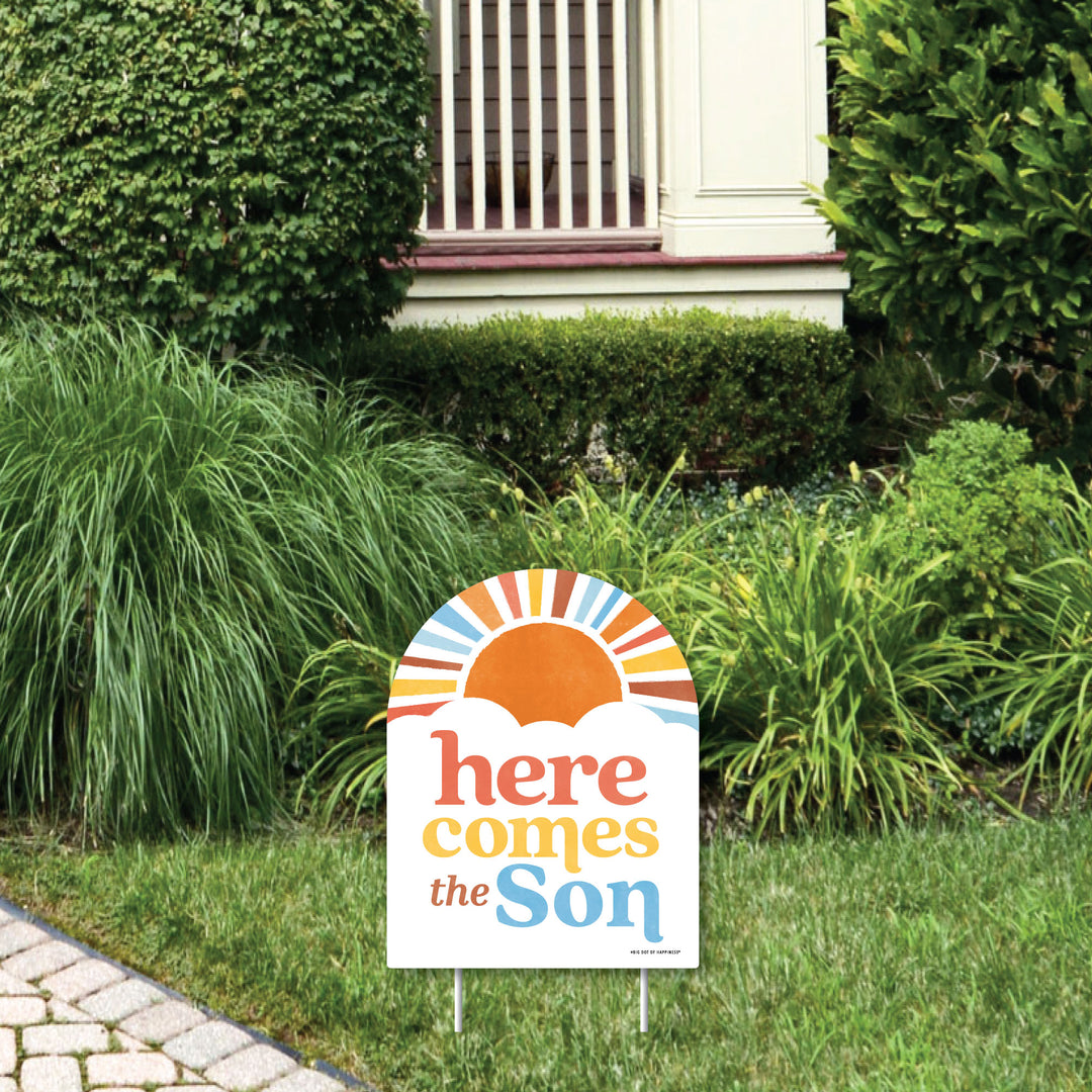 Here Comes The Son Yard Sign - 1 Pc