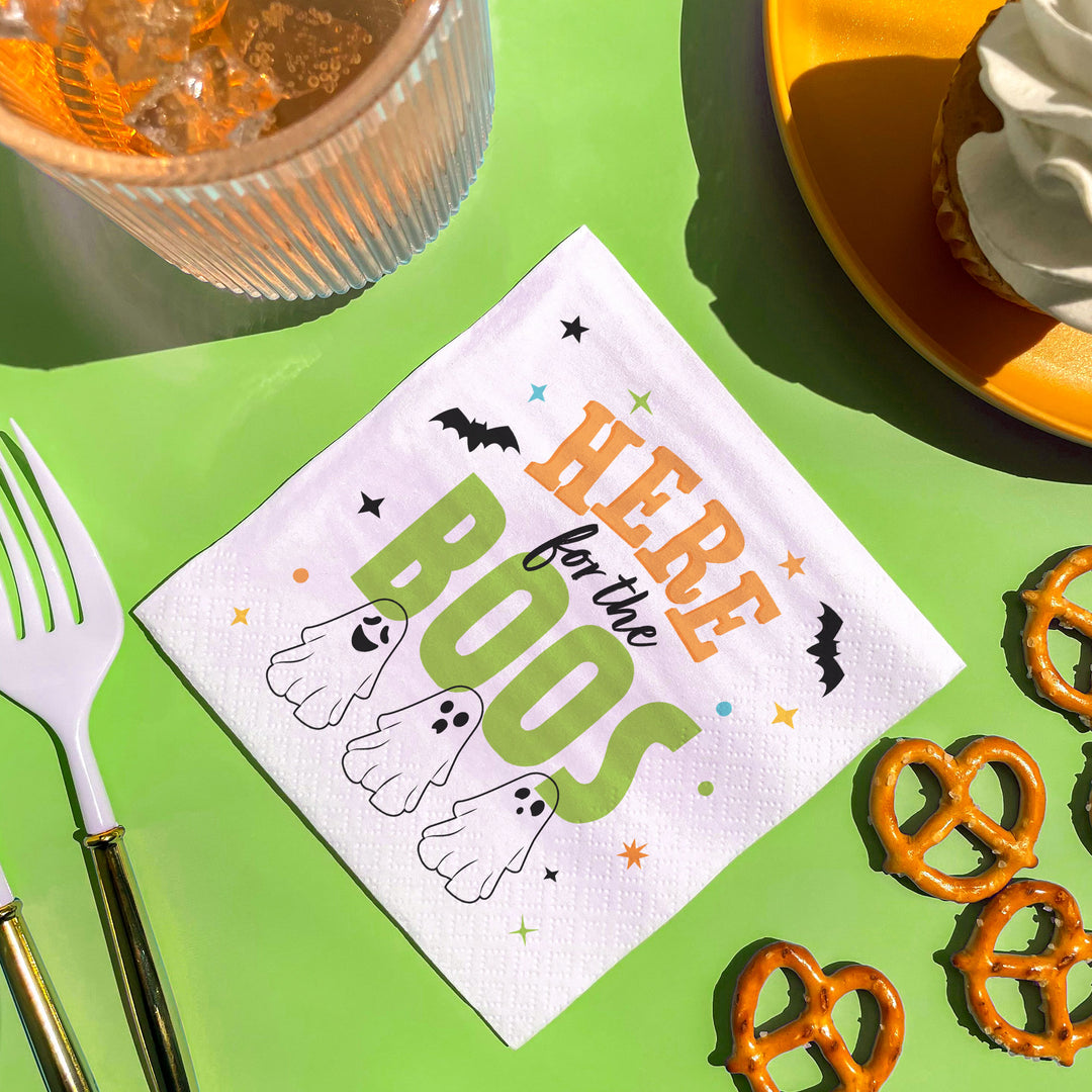 Napkins - Here For The Boos - 24 Ct
