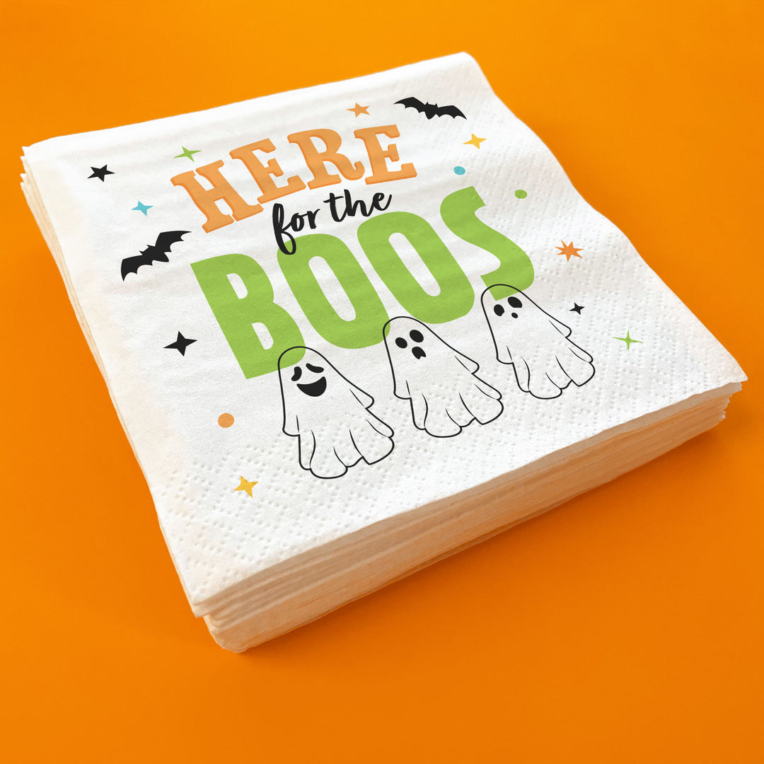 Napkins - Here For The Boos - 24 Ct