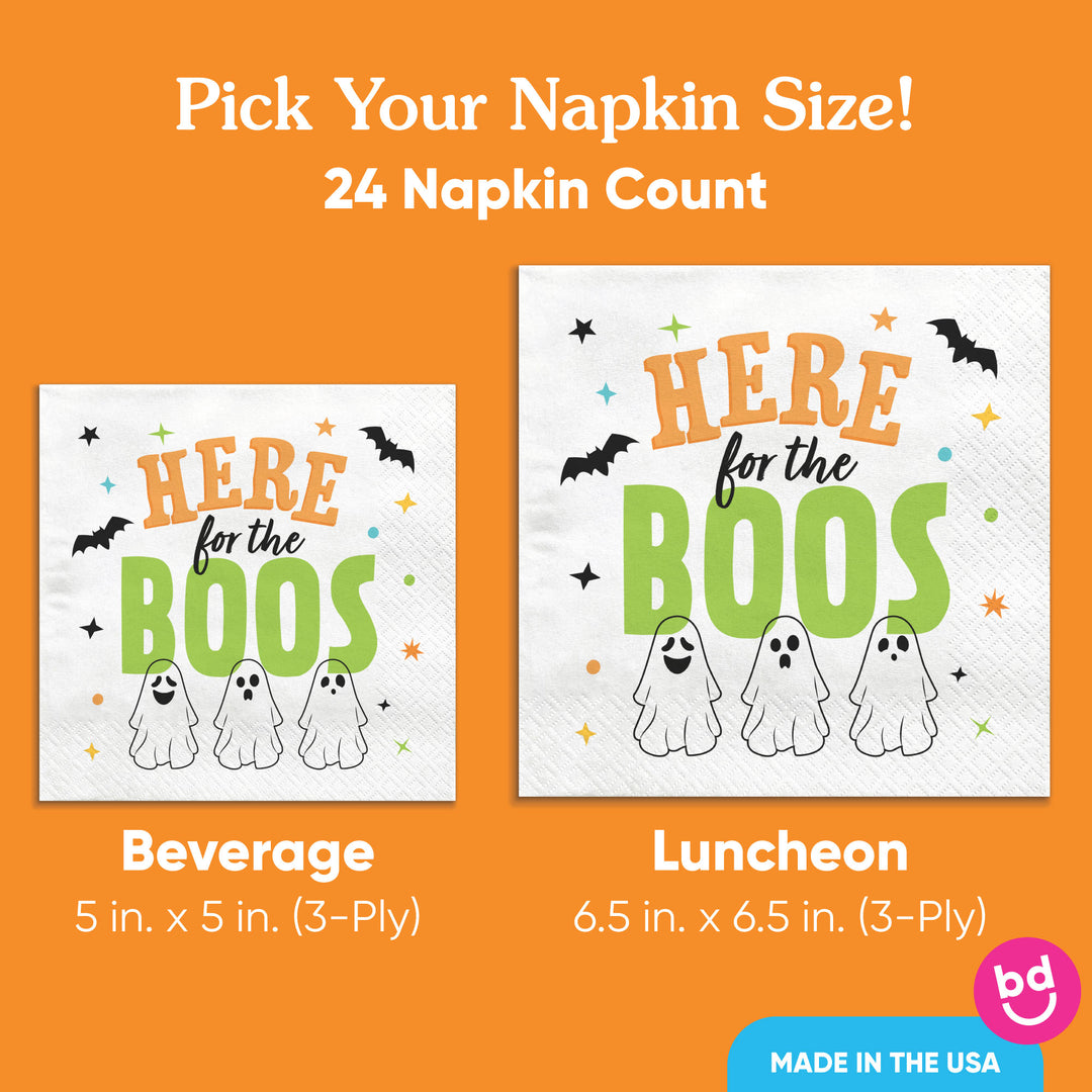 Napkins - Here For The Boos - 24 Ct