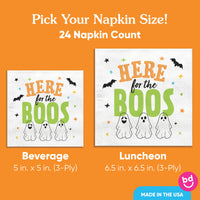 Napkins - Here For The Boos - 24 Ct