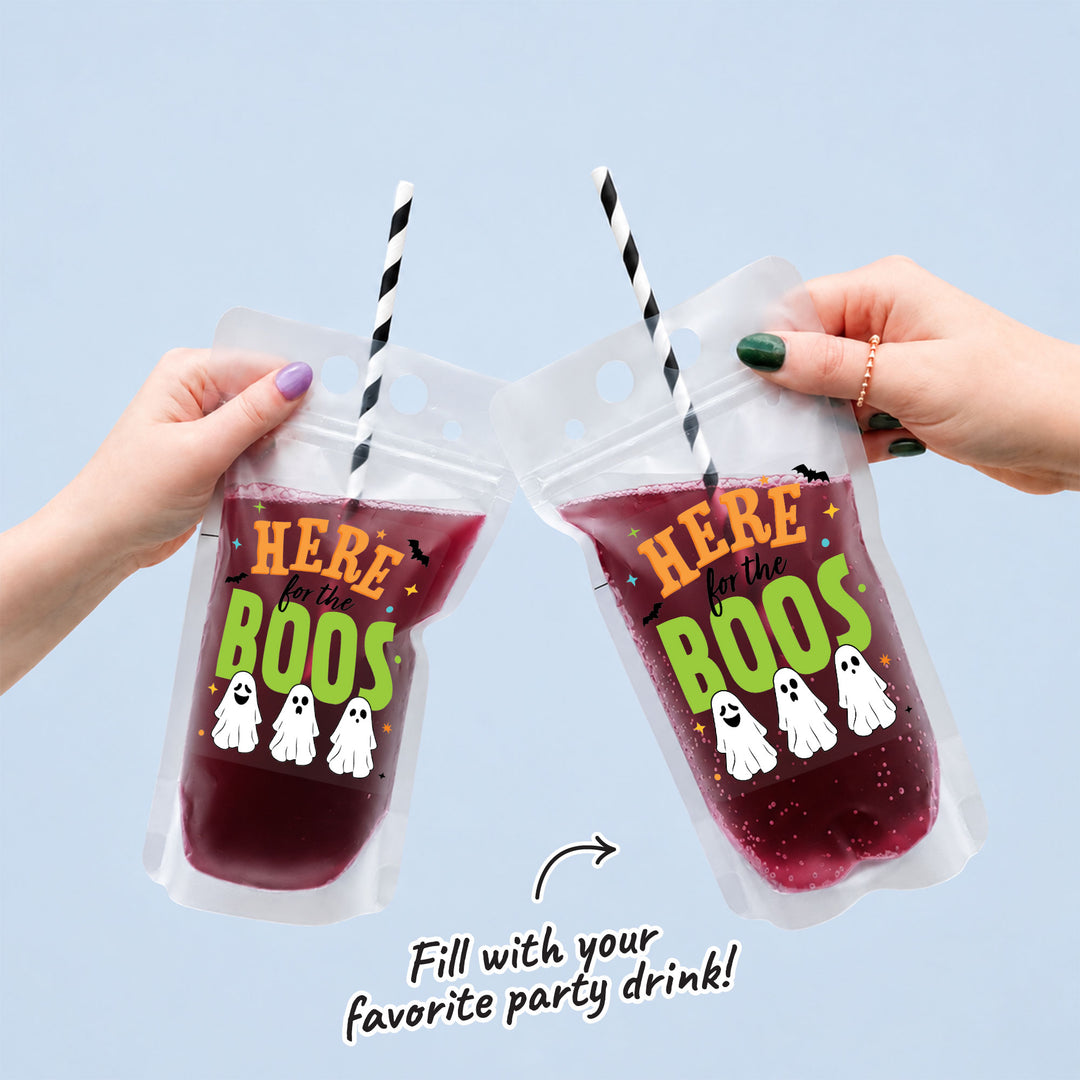 Drink Pouches - Here for the Boos - 12 Ct