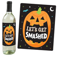 Here For The Boos - Wine Bottle Stickers - 4 Ct
