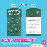 Highland Christmas Cow Nifty Gifty Card Holders - 8 Ct