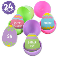 Hippity Hoppity Easter Egg Hunt Tokens 24ct egg-shaped reward fillers
