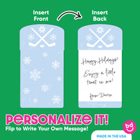 Hockey Santa Nifty Gifty Card Holders - 8 Ct
