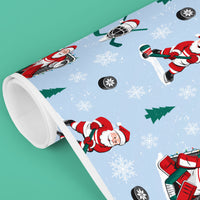 Hockey Santa - Wrapping Paper