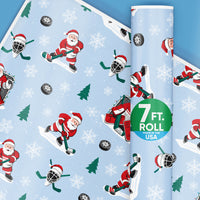 Hockey Santa - Wrapping Paper
