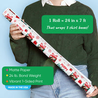 Custom Photo Wrapping Paper - Holiday Thank You