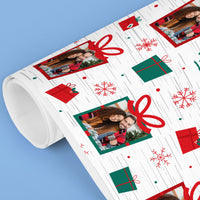 Custom Photo Wrapping Paper - Holiday Thank You