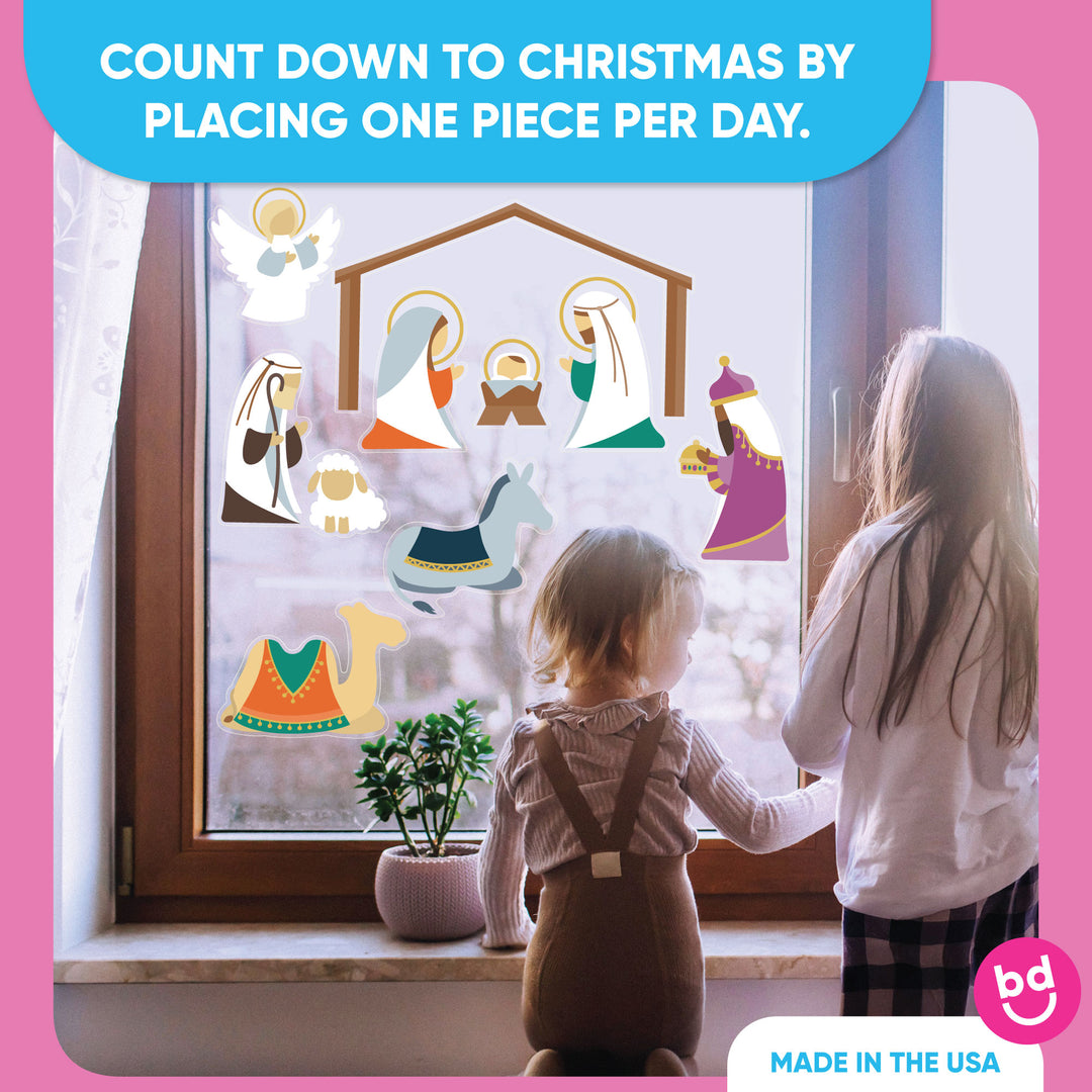 Holy Nativity Window Clings