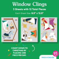 Holy Nativity Window Clings