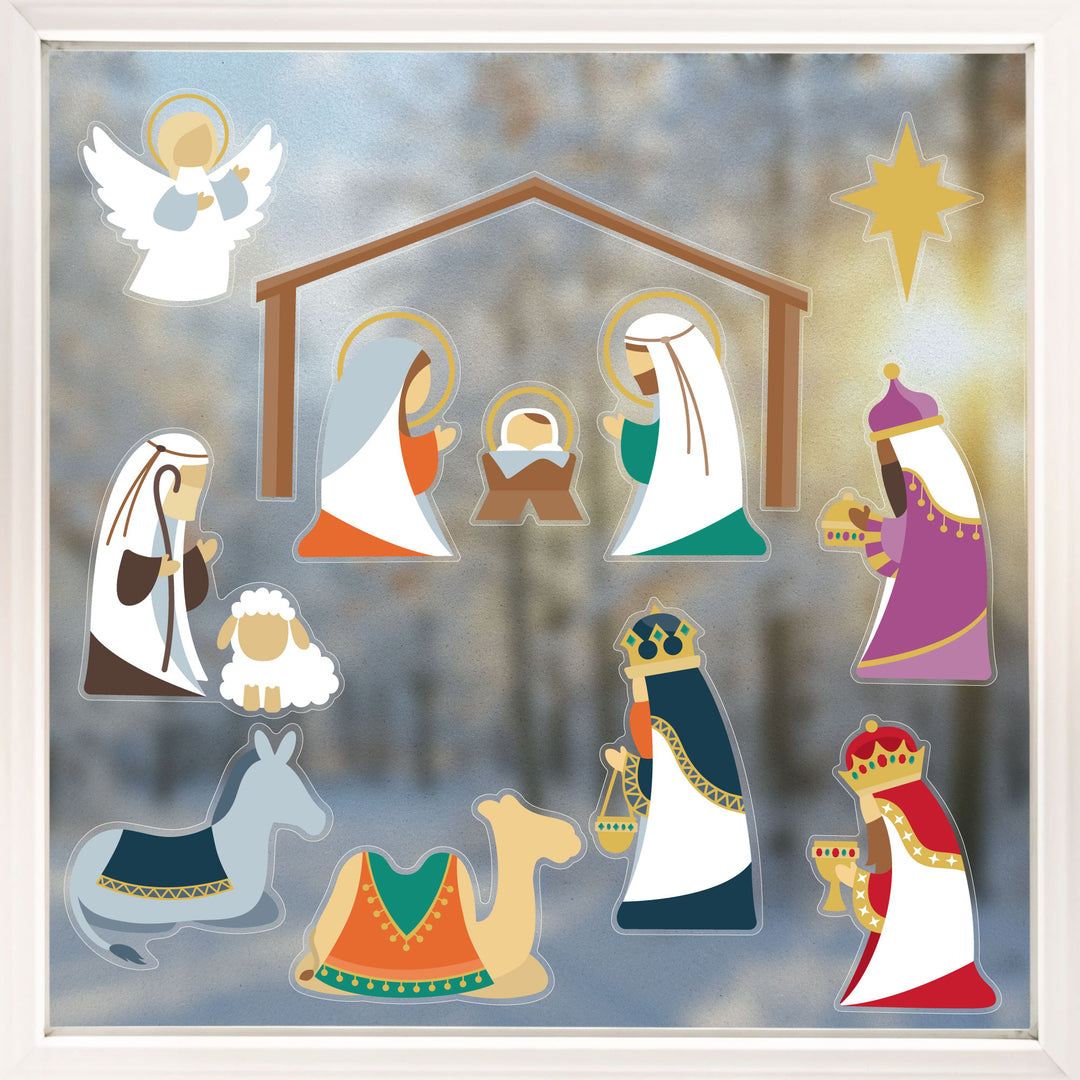 Holy Nativity Window Clings