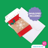Assorted Hot Cocoa Nifty Gifty Card Holders - 8 Ct