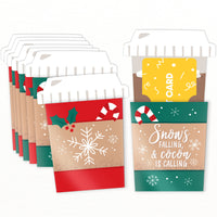 Assorted Hot Cocoa Nifty Gifty Card Holders - 8 Ct
