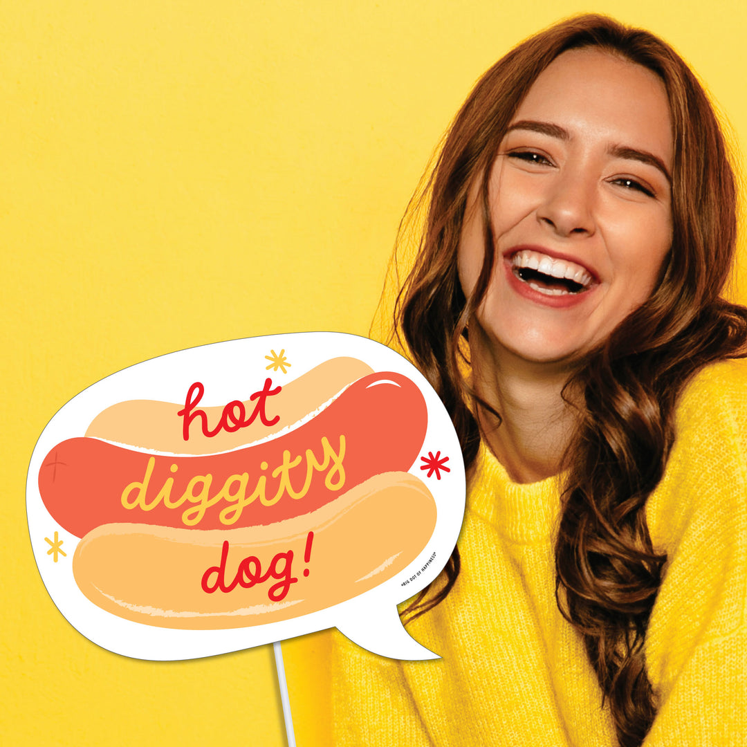 hot diggity dog prop design close-up hot dog theme