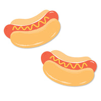 hot dog paper cutouts small party decorations
