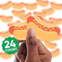 hot dog topper design close-up detail