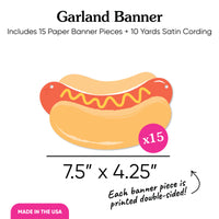 double sided cardstock banner detail