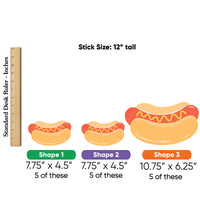 large hot dog topper design close-up