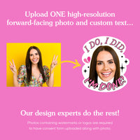 Custom Face Divorce Temporary Tattoos - 12 Ct