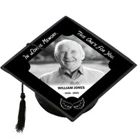 In Loving Memory personalized graduation cap cover