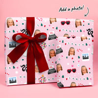 Custom Face Wrapping Paper - In My Christmas Era