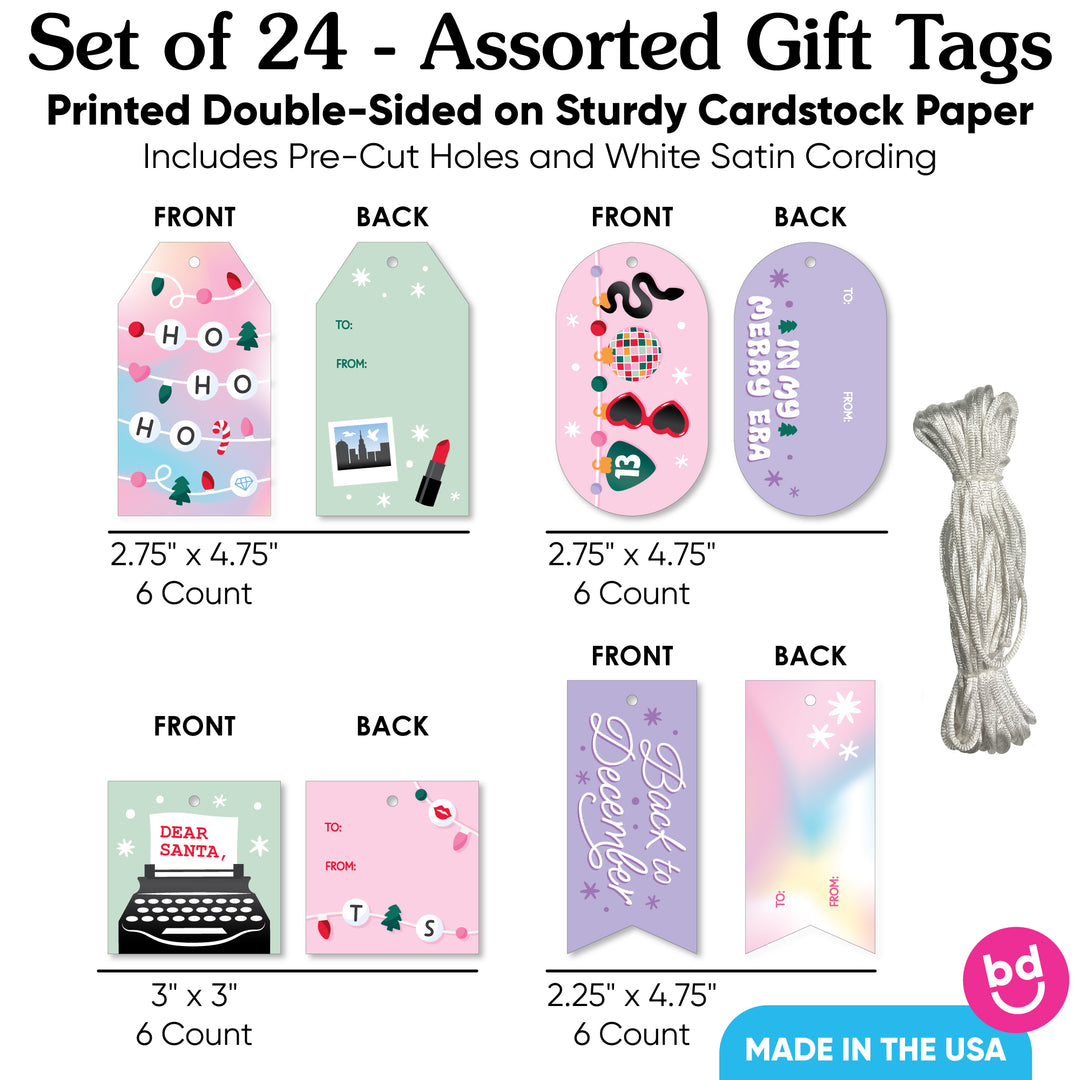 In My Christmas Era Gift Tags - 24 Ct