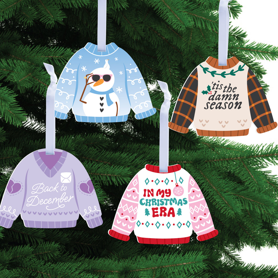 In My Christmas Era Ornament Set, Holiday Decorations, Era Concert Hanging Christmas Tree Ornaments, Set of 12