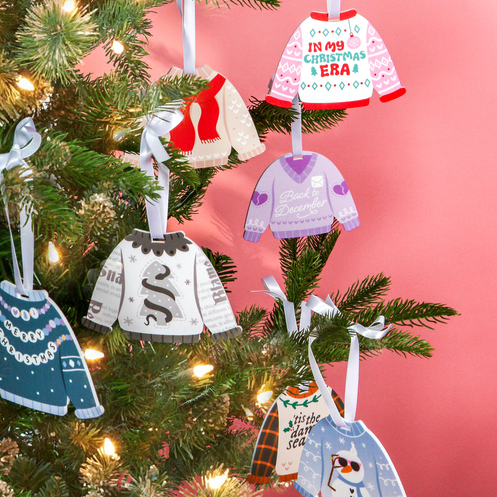 In My Christmas Era Ornament Set, Holiday Decorations, Era Concert Hanging Christmas Tree Ornaments, Set of 12