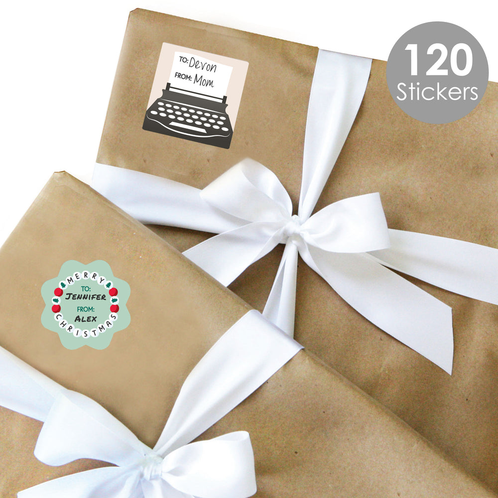 In My Christmas Era To and From Stickers - 12 Sheets