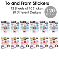 In My Christmas Era To and From Stickers - 12 Sheets