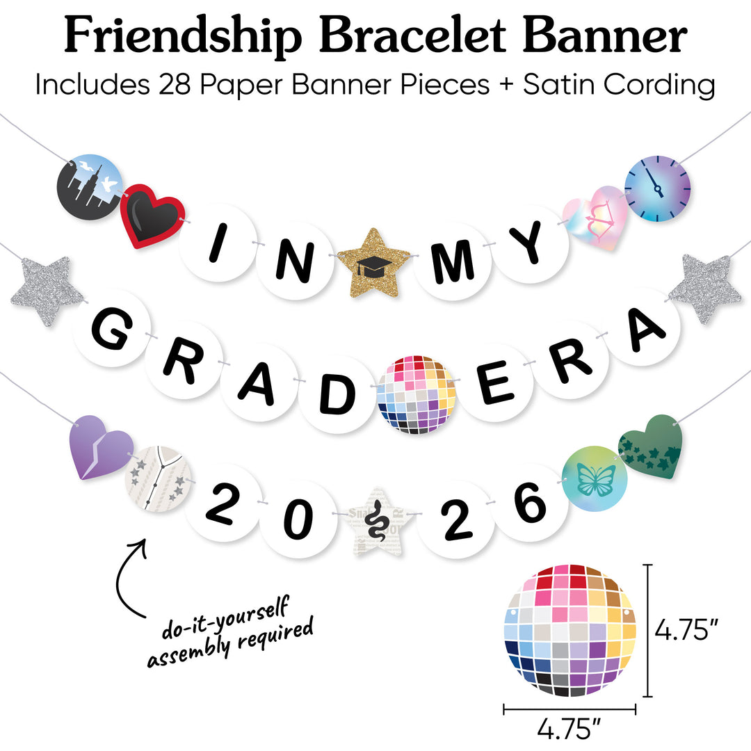 In My Grad Era Friendship Bracelet Banner