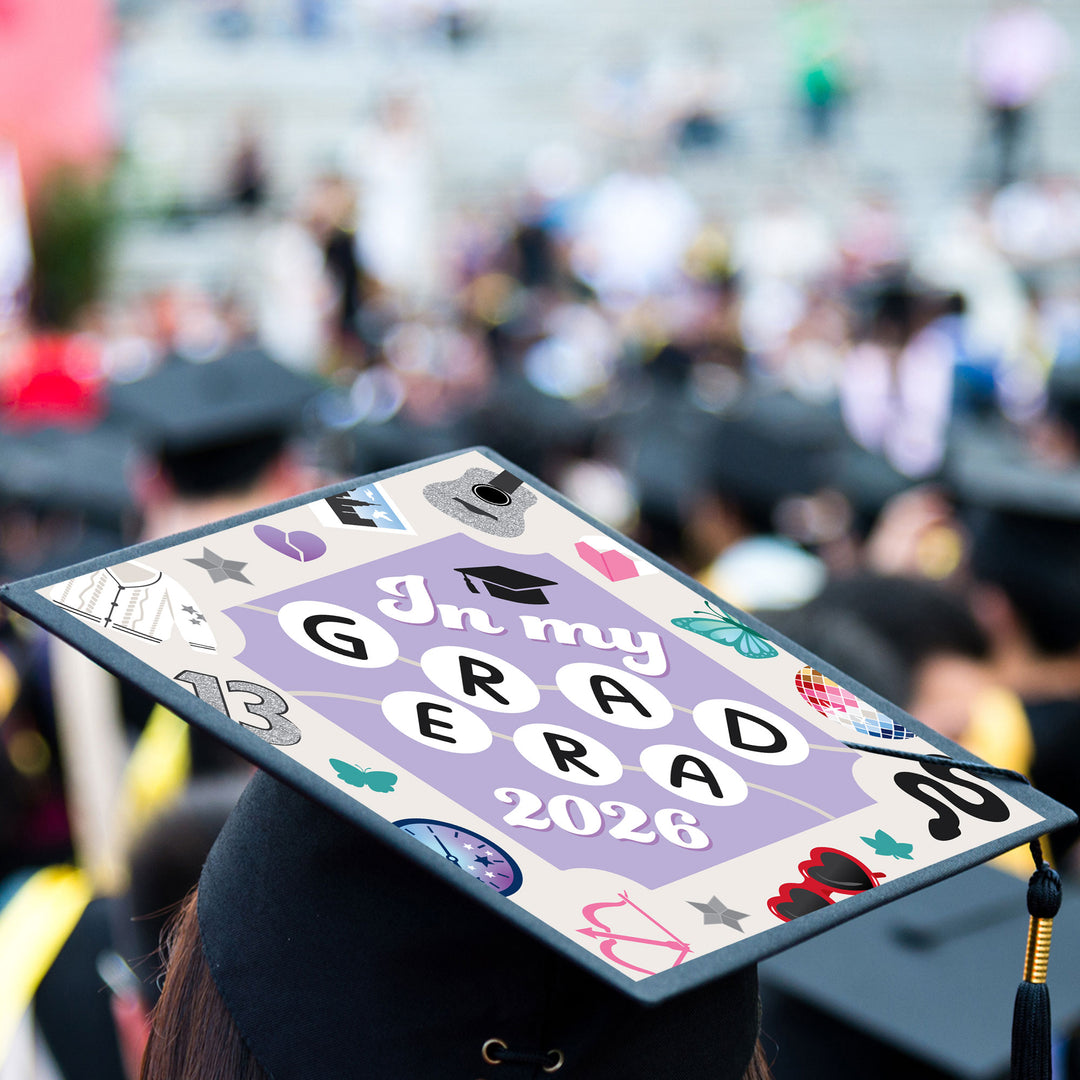 In My Grad Era Grad Cap Cover