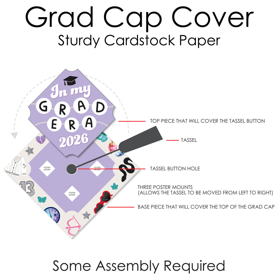 In My Grad Era Grad Cap Cover