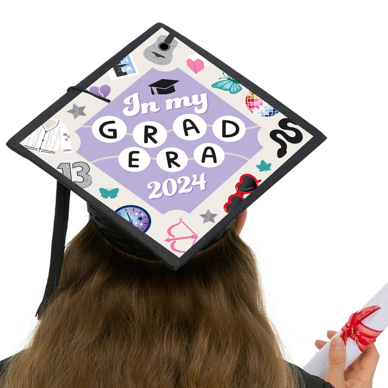 In My Grad Era - Graduation Cap Decorations Kit - Grad Cap Cover