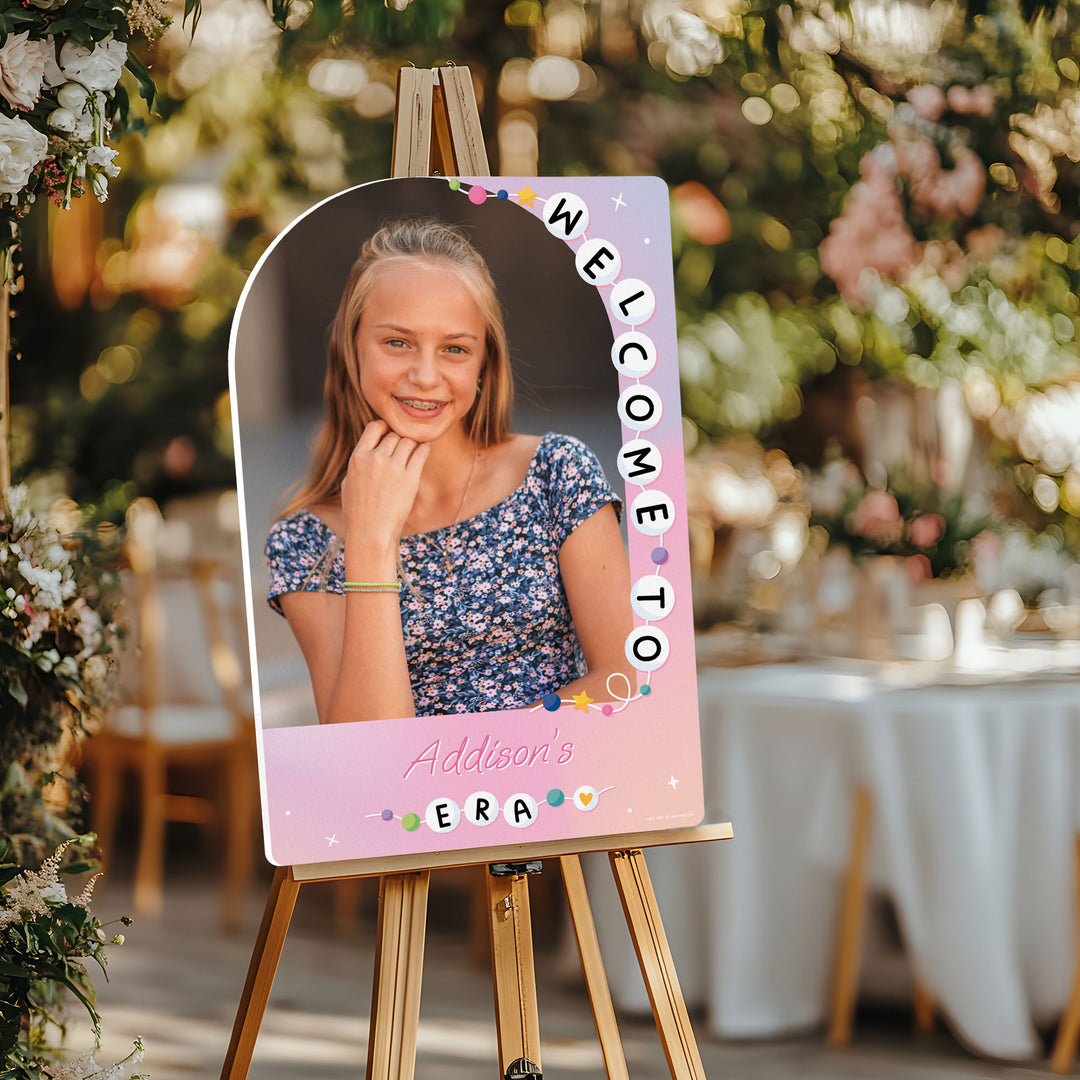 Custom Photo In My Party Era Welcome Sign