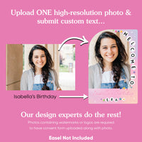 Custom Photo In My Party Era Welcome Sign