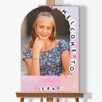 Custom Photo In My Party Era Welcome Sign