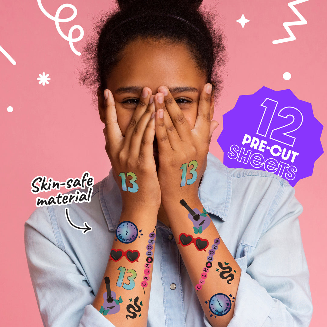 In My Party Era Temporary Tattoos - 72 Ct