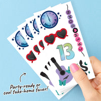 In My Party Era Temporary Tattoos - 72 Ct
