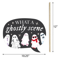 Funny In My Spooky Era - Ghost Concert Halloween Party Photo Booth Props Kit - 10 Piece