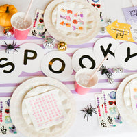 In My Spooky Era Banner, Ghost Concert Tour Halloween Party Decorations, Large Friendship Bracelet Banners, 28 Pieces