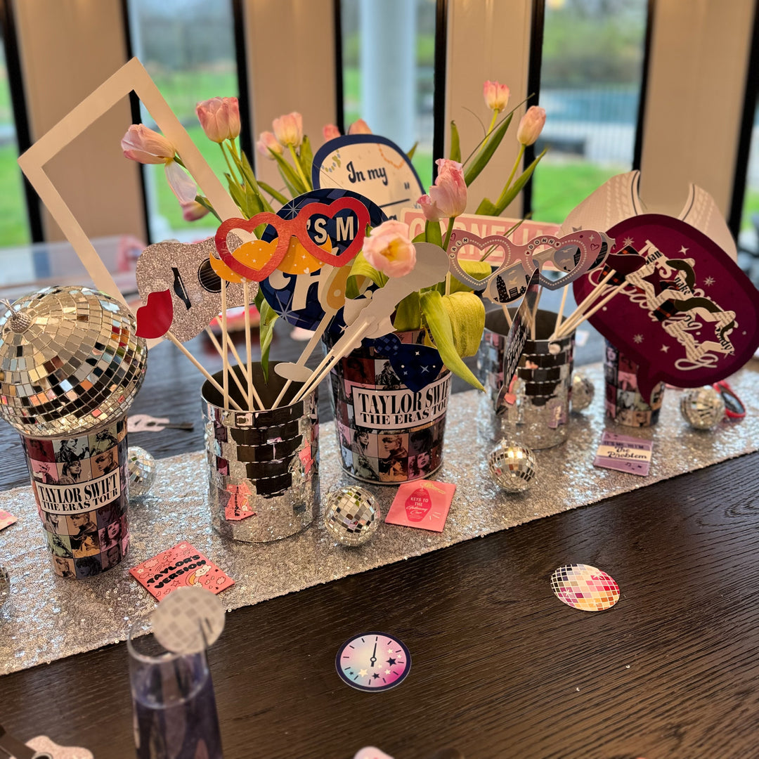 In My Party Era - Celebrity Concert Party Photo Booth Props Kit - 20 Count