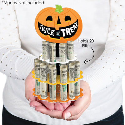Jack-O'-Lantern Halloween - DIY Kids Halloween Party Money Holder Gift - Cash Cake