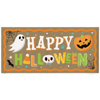 Jack-O'-Lantern Halloween Kraft Banner
