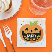Napkins - Jack O Lantern - 24 Ct
