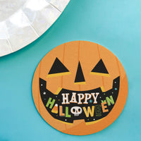 Drink Coasters - Jack O Lantern - 25 Ct