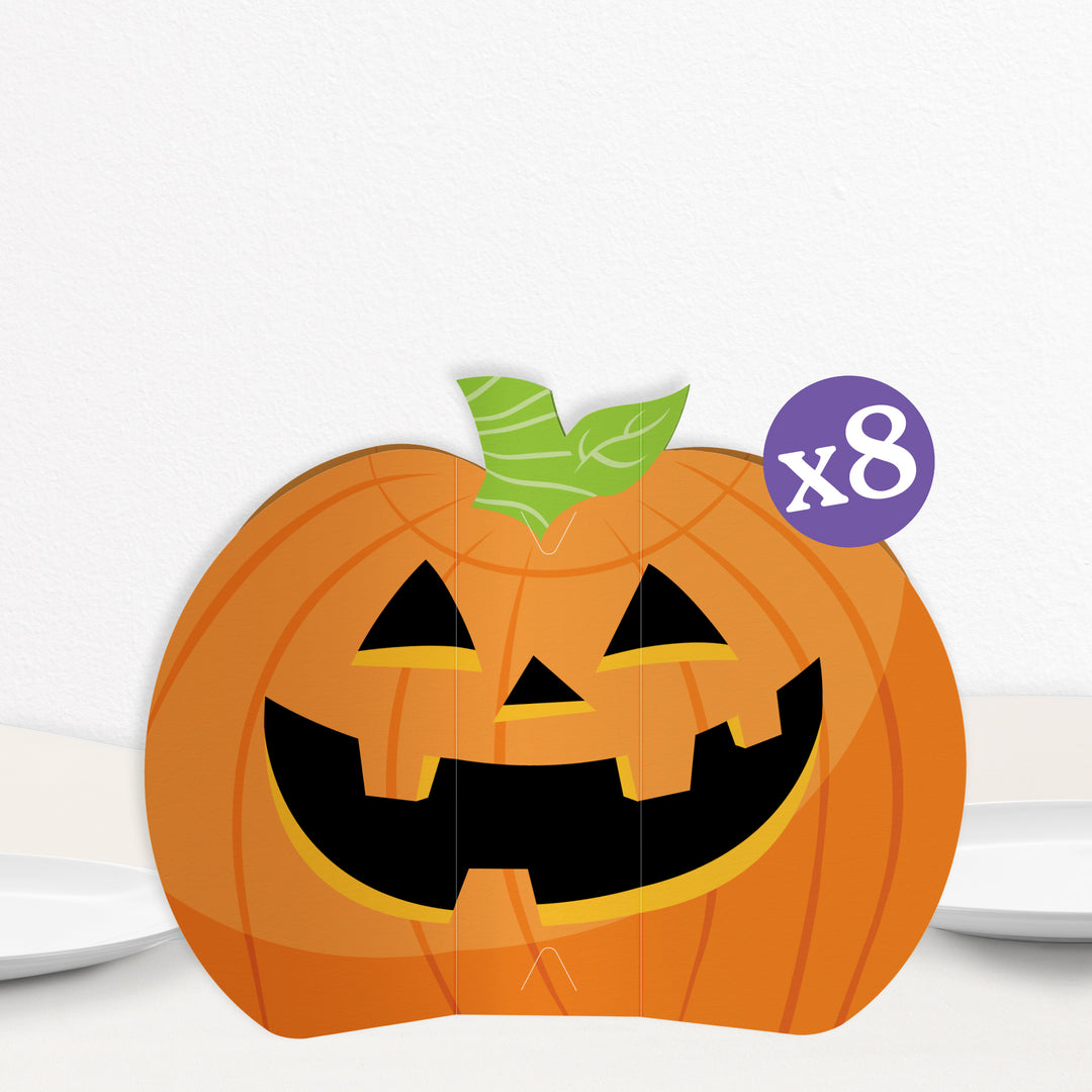 Jack O Lantern 3D Centerpieces - 8 Ct