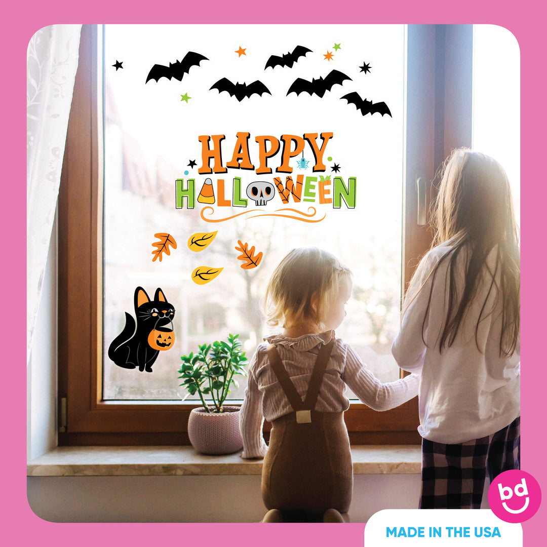 Jack-O’-Lantern Halloween Window Clings